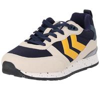 hummel Monaco 86 CC, Zapatillas Unisex Adulto, Blanco Azul Marino, 38 EU