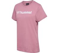 hummel Mover Camiseta deportiva de manga corta para mujer, camiseta deportiva para fitness, gimnasio, deporte y uso diario - Camiseta muy cómoda de tejido de punto suave (100% algodón) - Ajuste normal