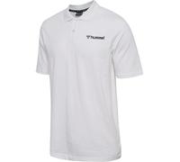 hummel Mover - Polo de Manga Corta para Hombre, clásico, para Deporte y Uso Diario, con Logotipo y Cuello de Punto Plano, de Tela de piqué (algodón/poliéster), Ajuste Normal