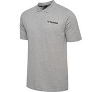 hummel Mover - Polo de Manga Corta para Hombre, clásico, para Deporte y Uso Diario, con Logotipo y Cuello de Punto Plano, de Tela de piqué (algodón/poliéster), Ajuste Normal