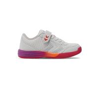 hummel MULTIPLAY Flex VC JR - Zapatillas Deportivas, Color Blanco, Rosa, Talla 33 EU, Blanco y Rosa, 33 EU