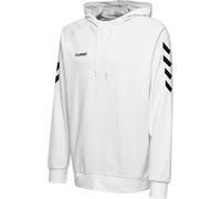 hummel Niños Jersey Capucha Hmlgo Infantil Algodón Sudadera con Capucha, Blanco, 128, 203509-9001