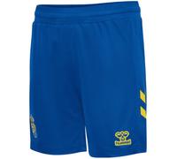 Hummel - Pantalón corto Las Palmas Primera Equipación 2025-2026 Niño, Unisex, Azul, 140 cm