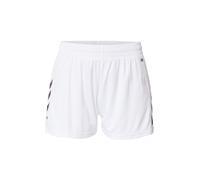 hummel Hmlcore Xk Poly-Pantalones Cortos para Mujer, Blanco, Large