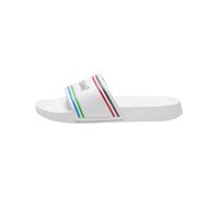 hummel Pool Slide Retro Unisex Athleisure Sandalias y Poochuhe con Transpirable, Blanco, 42 EU