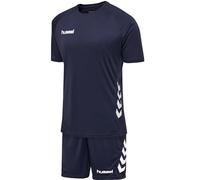 hummel Promo F9001 - Conjunto de camiseta de manga corta para niños, color azul, talla 8 (128)