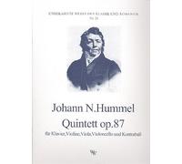 HUMMEL - Quinteto en Mib Mayor Op.87 para Violin, Viola, Violoncello, Contrabajo y Piano