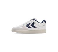 hummel Schnürsenkel Sneaker St. Power Erwachsene, Zapatillas Unisex Adulto, Iris Blanco y Negro, 38 EU
