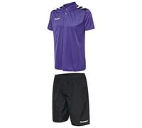 Hummel Set Morado y Negro 100% poliéster Unisex Talla S