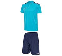 Hummel Set Turquesa y Azul Marino 100% poliéster Unisex Talla XL