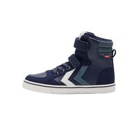 hummel Slimmer Stadil High Jr, Zapatillas altas Unisex niños, Black Black Iris, 26 EU
