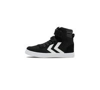 hummel Slimmer Stadil High Jr, Zapatillas altas Unisex niños, Black White, 34 EU