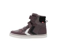 hummel Slimmer Stadil High Jr, Zapatillas Altas Unisex niños, Black White, 37 EU