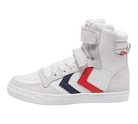 hummel Slimmer Stadil Leather High Jr, Zapatillas, Blanco, 33 EU