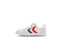 Hummel Slimmer Stadil Leather Low Jr, Zapatillas para Unisex Niños, Blanco (White 9001), 30 EU