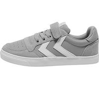 Hummel Slimmer Stadil Leather Low Jr, Zapatillas para Unisex Niños, Gris (Alloy 1100), 36 EU