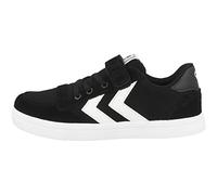 hummel Slimmer Stadil Low Jr, Zapatillas Unisex niños, Black Dark, 38 EU