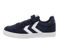 hummel Slimmer Stadil Low Jr, Zapatillas Unisex niños, Dress Blues, 36 EU