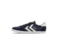 hummel Slimmer Stadil Low, Zapatillas Unisex adulto, Dress Blue White Kh 63 512 7647, 47 EU