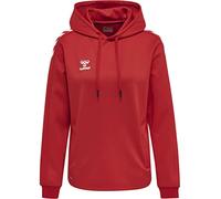 hummel Sudadera con Capucha Hmlcore Xk Poly Sweat para Mujer, Rojo (True Red), L
