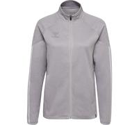 Hummel Sudadera con cremallera deportiva 'Cima' gris / blanco XL gris / blanco