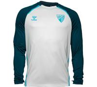 Hummel - Sudadera Malaga CF Training 2025-2026, Unisex, White, L