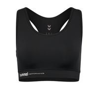 Hummel Sujetador deportivo 'Pulse' negro / blanco L negro / blanco