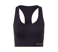 Hummel Sujetador deportivo 'Tif' gris / negro L gris / negro