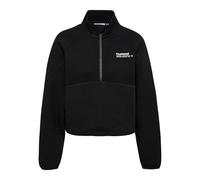 hummel Tech Fleece Boxy Half Zip Sudadera Mujer Negro, XS Mujer