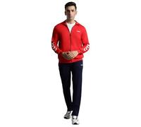 hummel Traje para hombre Hmlpromo Poly Track, rojo verdadero/azul marino, M EU