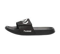 hummel Unisex-Erwachsene Larsen Slipper Velcro Dusch & Badeschuhe, Schwarz (Black), 38 EU
