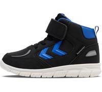 hummel X-Light 2.0 Mid Tex JR, Botín Unisex niños, Black/Blue, 23 EU
