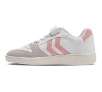 Hummel Zapatillas de Balonmano Unisex para niños, SP Jr, Blanco y Rosa, 38 EU