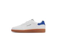 Hummel Zapatillas Unisex Match Point MP, Blanco y Azul, 36 EU