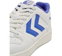 Hummel Zapatillas Unisex ST. Power Play, Color Blanco/Azul, Talla 40 EU, Blanco y Azul, 40 EU