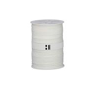 Hummelt Cuerda de poliéster universa 6 mm cuerda 100 m blanco en rollo