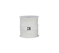 Hummelt Cuerda de poliéster universa 6 mm cuerda 50 m blanco en rollo