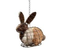 Humming Bird Nesters, Winter Tree Shelter Cage, 7.87x7.87x1.18 Inches Metal Bird Nest Holder with Build, Refillable Nest Cage with Protective Design, Nesters for Sparrows Robins Outdoor