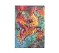 Paperblanks Cuaderno de tapa dura Humming Dragon (Android Jones Collection) rayado 120 g/m² elástico