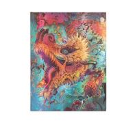 Paperblanks Cuaderno Tapa Dura Humming Dragon (Android Jones Collection) 120 g/m², cierre elástico