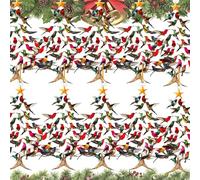 Hummingbird Christmas Ornament, Christmas Tree Hummingbird Ornament, 2D Acrylic Colorful Stack Hummingbirds Ornaments, for Bird Lovers, Christma, Halloween (10pcs)