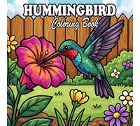 Hummingbird Coloring Book: Beautiful & Peaceful Hummingbirds for Relaxation