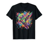 Hummingbird Dabbing Sunglasses Funny Tropical Bird Graphic Camiseta gráfica económica