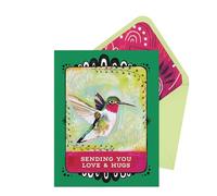 Hummingbird Empathy Card (Jessica Swift for Em & Friends Greeting Cards)