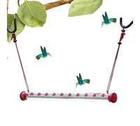 Hummingbird Feeder, Leak-Proof Outdoor Bird Feeding Tube with Cups, Hanging Feeder for Tree Branch, Yard, Patio, Window & Balcony