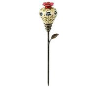 Hummingbird Feeder Stake, Metal Post Refilable Garden Decoration, Yard | Yard Ground Stake For Bird FeResin Floral Dcor Bird Feeder For Homeowners Gardeners Animal Lovers Backyard Balcony Yard Park