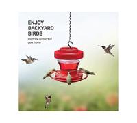 Hummingbird Feeders Leak-Proof Wide Mouth for Easy Filling Easy Cleaning for Outdoor New