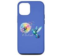 Hummingbird Floral Dandelion Be Kind Art Flower Humming Bird Carcasa para iPhone 12/12 Pro