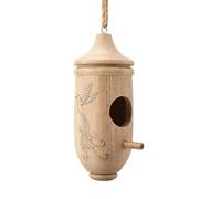 Hummingbird Houses for Nesting, Wooden Bird Nest, and Charming Design, Hummingbird Nesting House with Rope, Perfect for Garden and Outdoor Decor, 13cm/5.12 Inches
