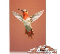 Hummingbird Low Poliy Puzzle Imposible, desafío for Adults Entretenimiento Creativo 1000 piezas Obra De Arte De Juego De Para Adultos Y Niños Mayores de 12 Años 1000 piezas (38 x 26 cm)
